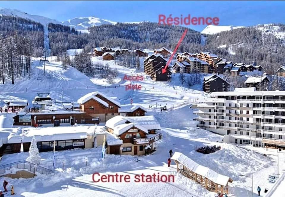 Appartement Au Pied Des Pistes Puy-Saint-Vincent Dış mekan fotoğraf